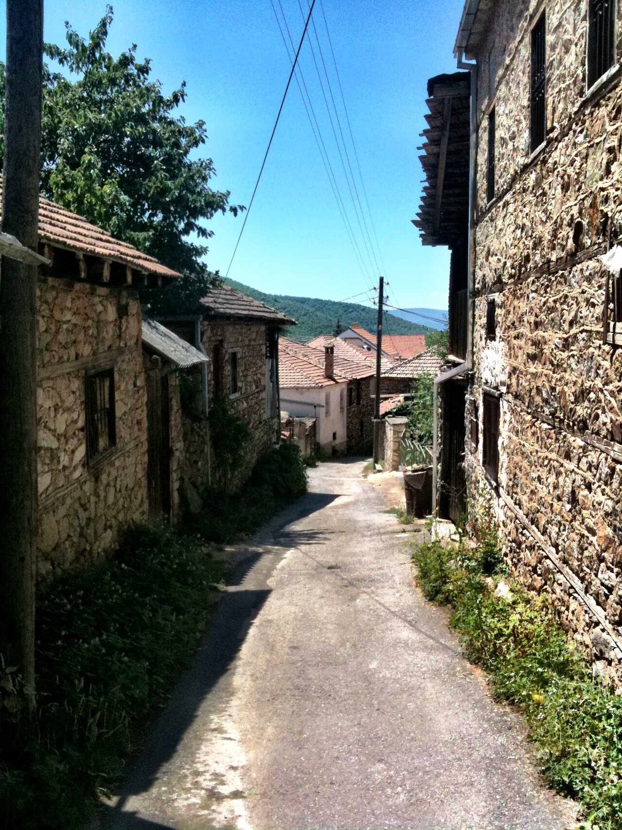 Brajčino village street